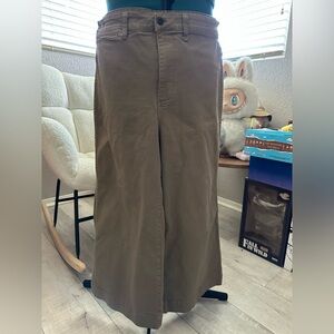Madewell Women’s Khaki Wide Leg Denim